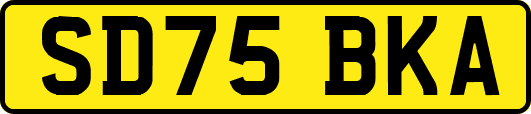 SD75BKA