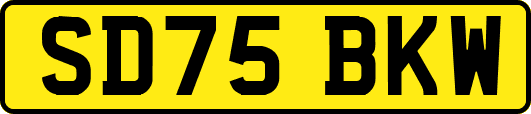 SD75BKW