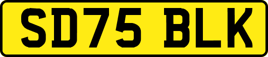 SD75BLK