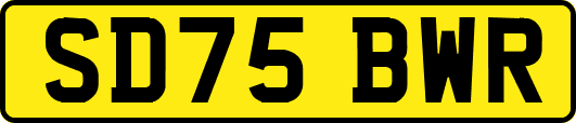 SD75BWR