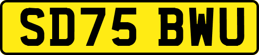 SD75BWU