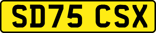 SD75CSX