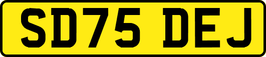 SD75DEJ