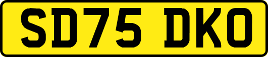 SD75DKO