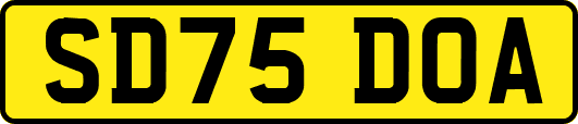 SD75DOA