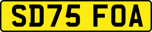 SD75FOA