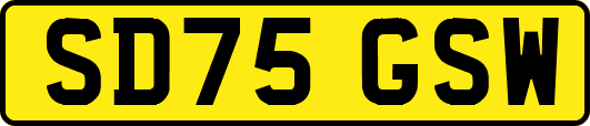 SD75GSW