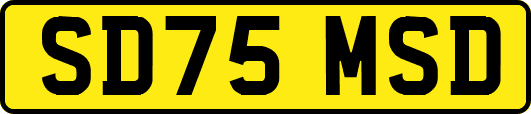 SD75MSD