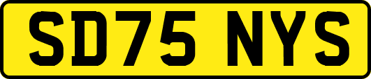 SD75NYS