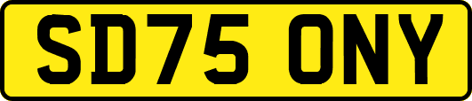SD75ONY