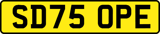 SD75OPE