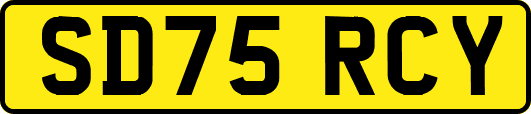 SD75RCY