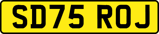 SD75ROJ