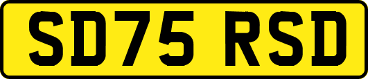 SD75RSD