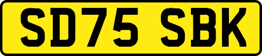 SD75SBK