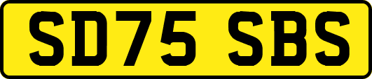 SD75SBS