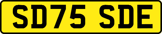 SD75SDE
