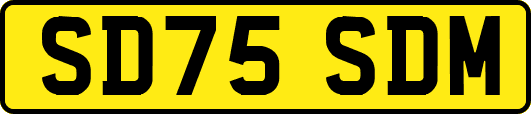 SD75SDM