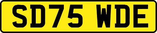 SD75WDE