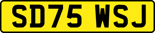 SD75WSJ
