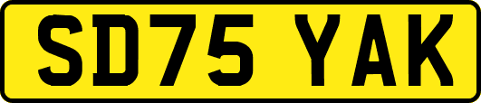SD75YAK