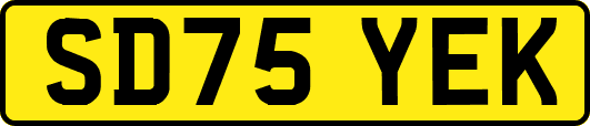 SD75YEK