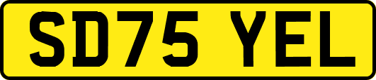 SD75YEL