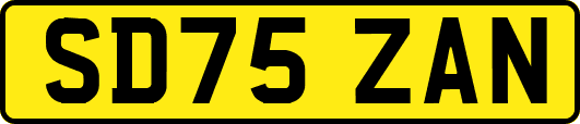 SD75ZAN