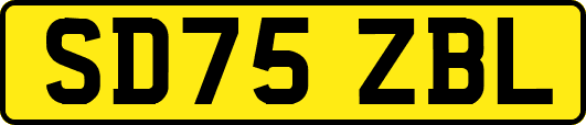 SD75ZBL