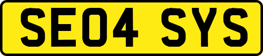 SE04SYS
