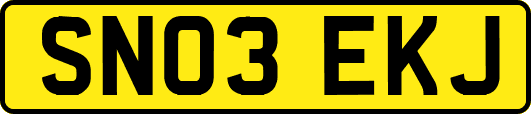 SN03EKJ
