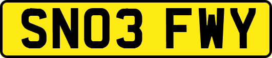SN03FWY