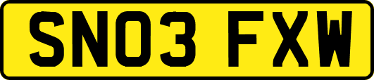 SN03FXW