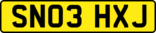 SN03HXJ