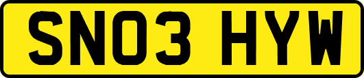 SN03HYW