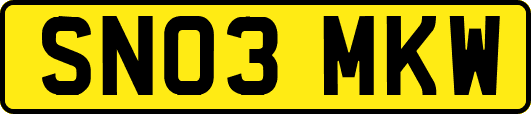 SN03MKW