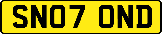 SN07OND