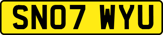 SN07WYU