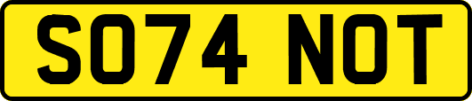 SO74NOT