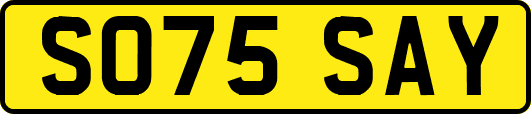 SO75SAY