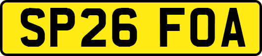 SP26FOA