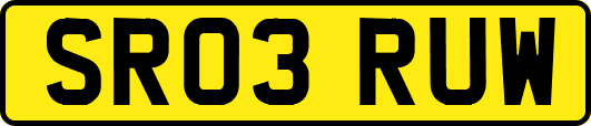 SR03RUW