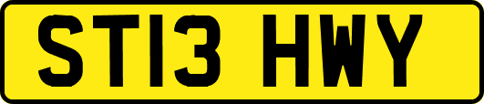 ST13HWY