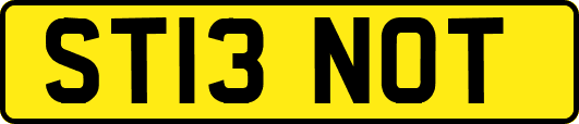 ST13NOT