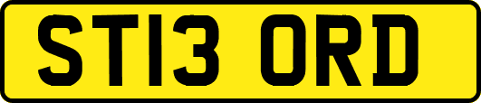 ST13ORD