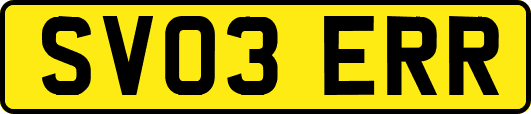 SV03ERR