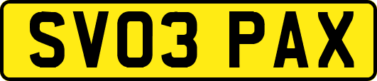 SV03PAX