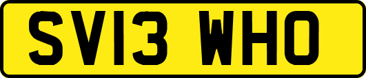SV13WHO