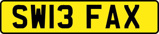 SW13FAX