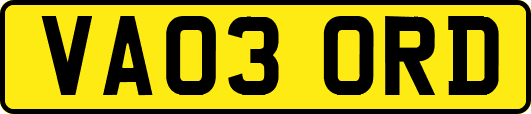 VA03ORD